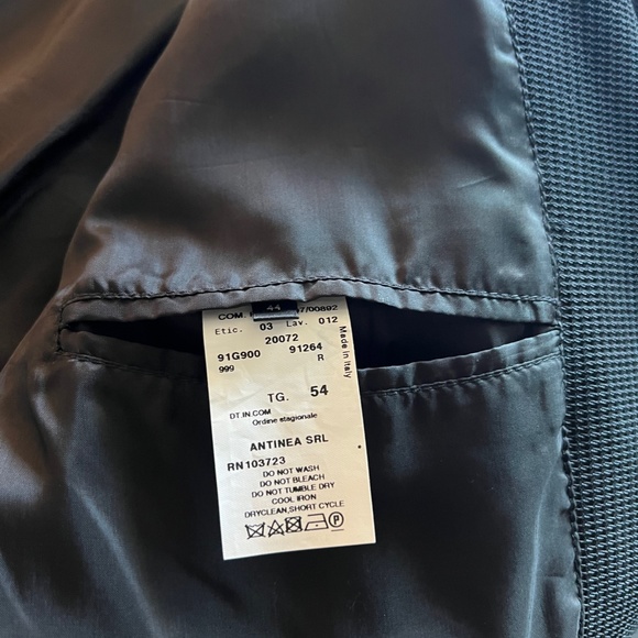 Emporio Armani MR "A" Line Knitted Wool Jacket - Picture 7 of 7